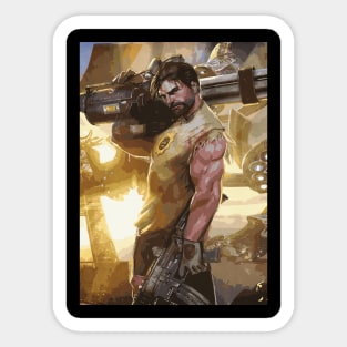 Serious Sam Sticker